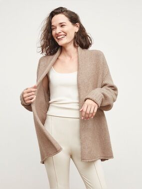 M.M. LaFleur Open-Front Sweater